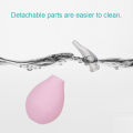 Water drop type newborn baby supplies medical PVC nasal aspirator pump Nose cleaner type cold and snot cleaning silicone head elevator.