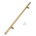 Conventional 12mm Stainless Steel go ld Kitchen Door Drawer Cupboard Cabinet Handle Pull Knob 256*400mm. 