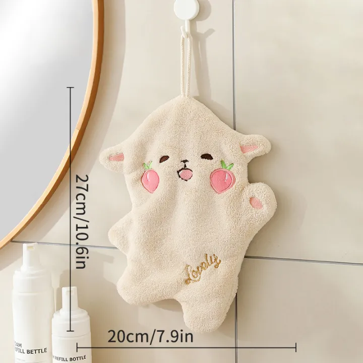 Kawaii%20Rabbit%20Shape%20Hand%20Towel%20Hanging%20Towels%20Cartoon%20Animal%20Absorbent%20Children's%20Hand%20Towels%20for%20Bathroom%20Kitchen%20Cleaning%20Rags%20-%20Image%207