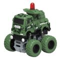 Pack Friction Powered Toy Cars Push and Go Vehicles Engineering Car Military car Fire truck Monsters Truck Toys Boys Gift. 