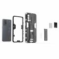 xprmy for Realme GT Master Edition Phone Case Silicone TPU Hard PC Luxury Armor Shockproof Invisible Stand Back Cover.