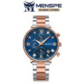 MENSPE Men's Quartz Watch True Three Eyes Wristwatch High-grade Fashion True Eye Six Stitches Waterproof Luminous Calendar Clocks Multi-functional Sports Waterproof Calendar Watch. 