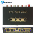 5.1 Audio Decoder DTS Dolby AC3 Audio Converter SPDIF Toslink Coaxial PC USB Flash Bluetooth 5.0 Audio Decode for Home Theatre. 