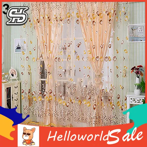 (New)Romantic%20Floral%20Tulle%20Voile%20Room%20Divider%20By%20Window%20Curtain%20Drape%20Panel%20lord%20-%20Image%207