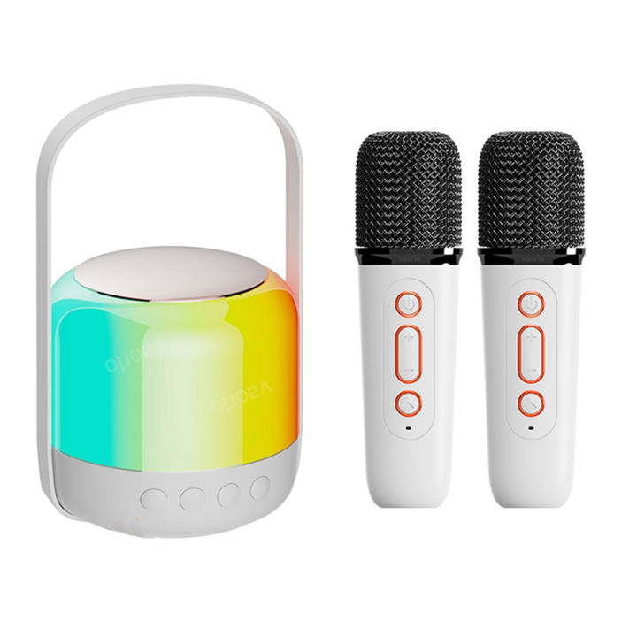 RGB Light Bluetooth 5.3 Speaker with Wireless Dual Microphones | Daraz ...