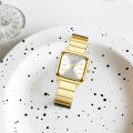 Custom Logo OEM Watch Round Shape Steel band Japan Movement Ladies Watches 3Bar Water Resistant Woman Bracelet Quartz Watch.