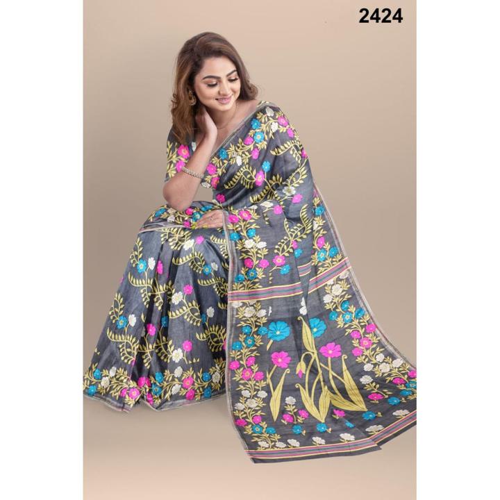 Soft Half silk saree for women Tangail Saree