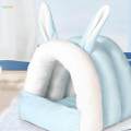 Guinea Pig Cave Beds Comfortable Rabbit Bed House for Hamster Rabbit Ferret blue. 