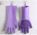 High Quality Silicone Dish Washing Kitchen Hand Gloves.