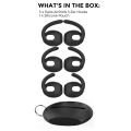 3 Pair Sport Ear Hooks for Apple AirPods 3 Generation Ear Holder Covers Anti Slip Soft Silicone Ear Grip Holder-White. 