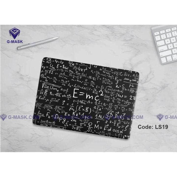Einstein Math Laptop Sticker, Math Typography Laptop Sticker & Laptop Skin for laptop Back Side Dbrand laptop Sticker