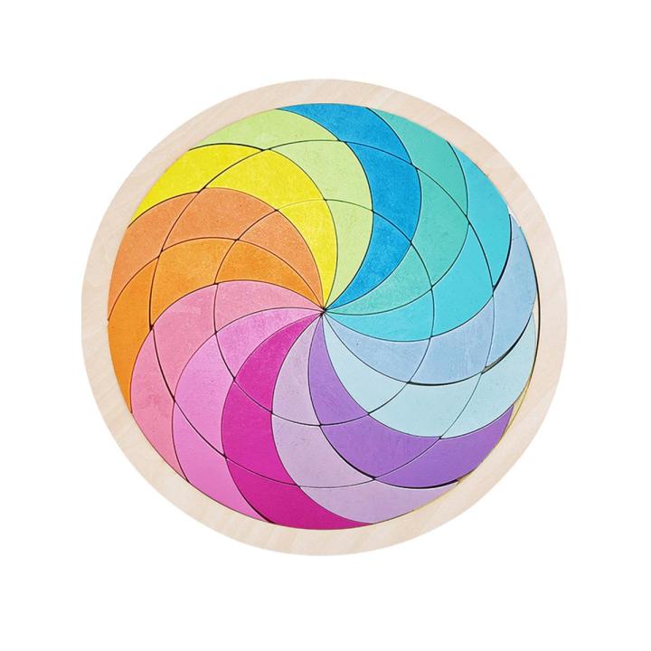 Wooden Tangram Puzzle Educational Toys Wooden Puzzle Pattern Blocks Wooden Tangram Puzzle For Kids Geometry Shape Pattern Blocks