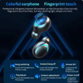 HLstar® F9-5 Air buds TWS Wireless Earbuds Bluetooth Headphones Digital Display 1000Mah Charge Box Bluetooth Earphones Wireless Airpods With Microphone For Mobile.