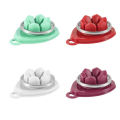 QI Multifunctional Fancy Egg Cutter, 3-in-1 Kitchen Boiled Egg Slicer Sectione Mold, Quality Flower Edges Gadgets Egg Cutter Tools.