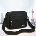 Money collection shoulder bag casual crossbody bag men's bag waterproof shoulder bag for business collection wallet multi-layer korean men's shoulder bag. 