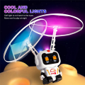 Remote Controlled UFO Spaceman Gesture Sensing Flying Robot Astronaut Spacecraft Helicopter Airplane Led Kids Pink. 