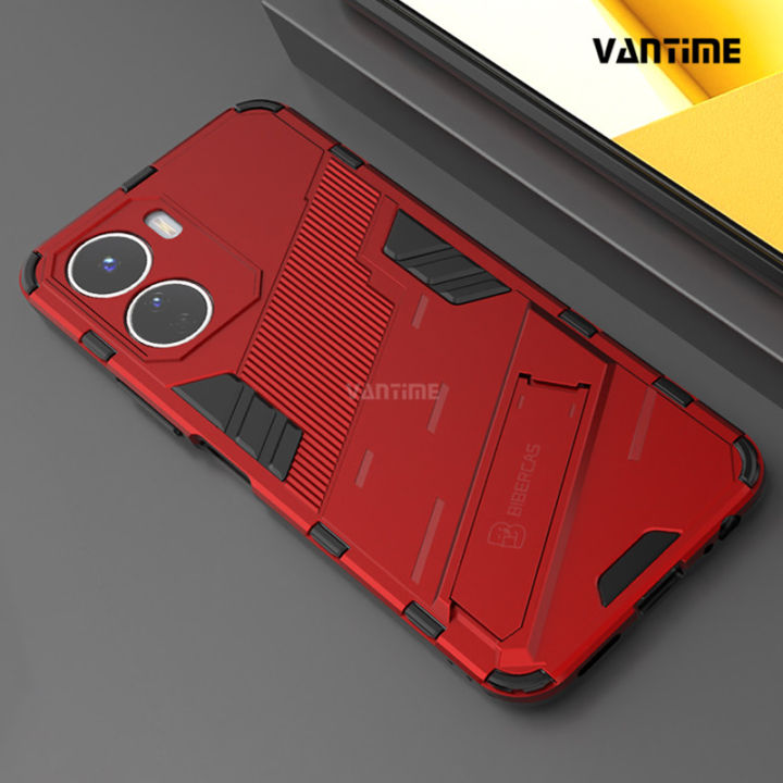 for%20Vivo%20Y16%20Case%20Kickstand%20Ultra%20Thin%20Shockproof%20Matte%20Back%20Cover%20-%20Image%202
