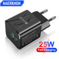 25W PD USB C Charger USB Type C Fast Charging for IPhone Samsung Xiaomi IPad Mobile Phone Charger Quick Charge 3.0 Adapter Plug. 