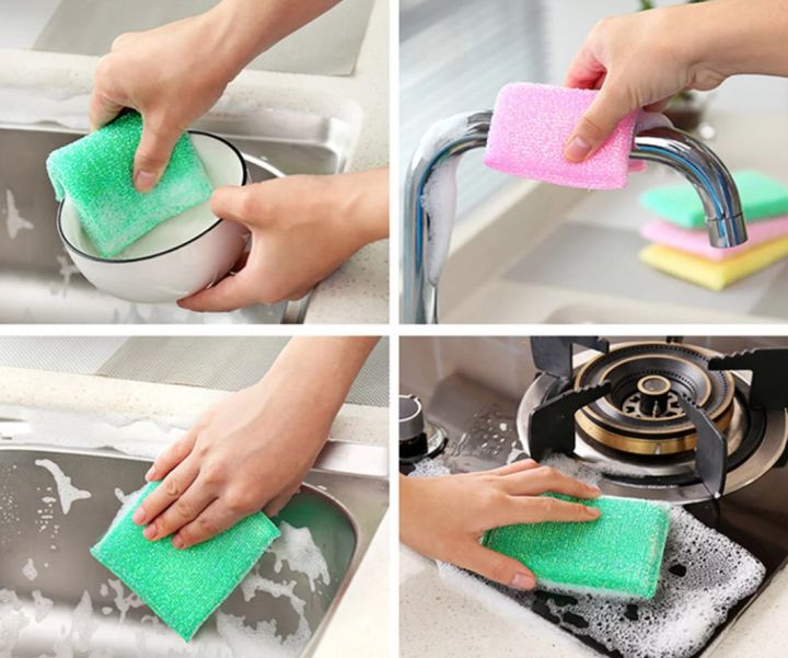 %5B11TK%20Deal%5D%20Dish%20Wash%20Foam%20Scrubber%20Pad-%204%20pcs%20-%20Image%203