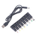 【3C VictoryEagle】Laptop Power Adapter Conversion Head(3.5-6.4mm) 5.5*2.1mm Cable(1m).