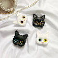 popup socket for phone with mirror 3d cute cat design strong adhesive fashionable. 