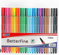24 Colors Fineliner Pens 0.4mm Fine Tip Marker Drawing Color Pens Set Art Office School Supplies for Journaling Planner Writing Note Taking Painting Coloring Sketch.