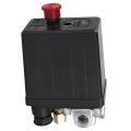 Heavy Duty Air Compressor Pressure Switch Control Valve 90 PSI -120 PSI Black. 