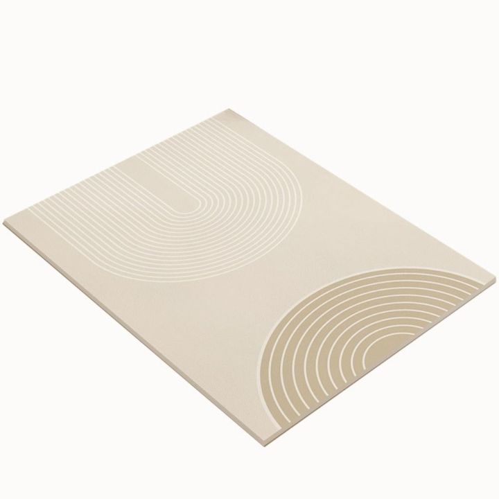 Placemat Super Absorbent Dish Drying Mat Diatomaceous Quick Dry Draining Mat Non-slip Drain Pad Kitchen