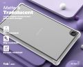 Samsung Galaxy Tab A7 Lite SM-T220/T225/T227 Transparent Crystal Clear Back Case Cover + Tempered Glass Protector for Samsung Galaxy Tab A7 Lite ( 2 in 1 Combo).