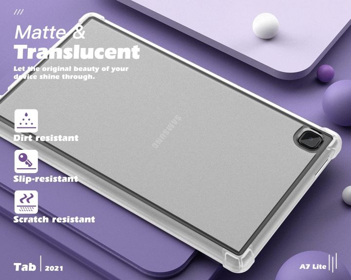 Samsung%20Galaxy%20Tab%20A7%20Lite%20%20SM-T220/T225/T227%20Transparent%20Crystal%20Clear%20Back%20Case%20Cover%20+%20Tempered%20Glass%20Protector%20for%20Samsung%20Galaxy%20Tab%20A7%20Lite%20(%202%20in%201%20Combo)%20-%20Image%203