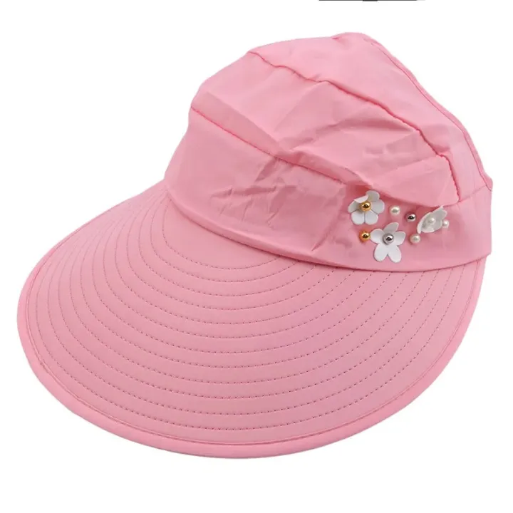 Summer%20Sun%20Hats%20Women%20Foldable%20UV%20Protection%20Sun%20Hat%20Visor%20Sun%20creen%20Floppy%20Cap%20Femme%20Outdoor%20Beach%20Hat%20-%20Image%207