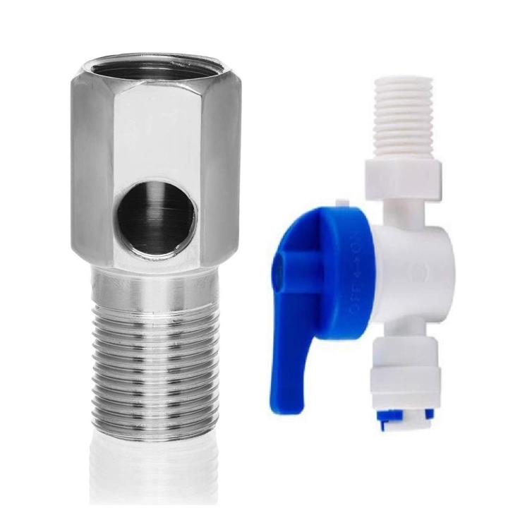 Water Purifier 1,4inch Plastic Inlet Ball Valve set - Water Jar