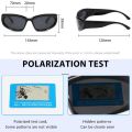 Y2K Polarized Sunglasses Aesthetic Men Luxury Brand Design Sports Vintage Mirror Sun Glasses Women Shades Punk Goggles Gold Blue. 