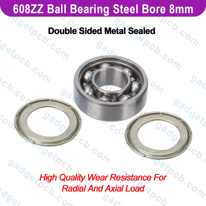 608ZZ%20Deep%20Groove%20Bearings%20608%20ZZ%208%20x%2022%20x%207mm%20Bearing%20Steel%20Hole%20diameter%208mm%20Rod%20Bearings%20-%20Image%204