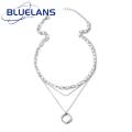 Wear-resistant Necklace Stylish Layered Choker Necklace Set for Women Trendy Circle Pendant Jewelry Perfect for Any Occasion Hypoallergenic Versatile Ideal for Attention to Detail Necklace. 