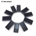 10pcs Aluminium TO-220 Heatsink TO 220 Heat Sink Transistor Radiator TO220 Cooler Cooling 23*16*50MM With 2 Pins. 