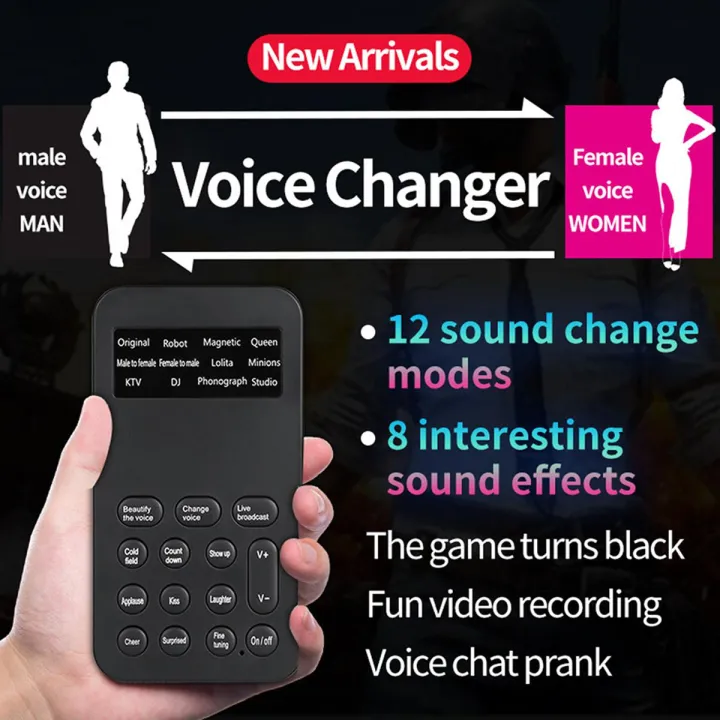 【Toy life hall】Universal mini sound card Voice Changer Computer Voice ...