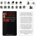 No hole nose stud, non perforated magnetic magnet lip stud, small ear stud, small size ear bone stud, cross-border card packaging.
