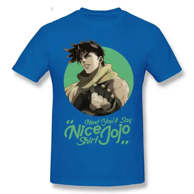 Men's%20JoJo%20Next%20You'll%20Say%20T-Shirt%20Short%20Sleeved%20Cotton%20Tshirt%20Jojos%20Bizarre%20Adventure%20Shirt%20Joseph%20Joestar%20Tee%20Plus%20Size%20Tops%20-%20Image%208