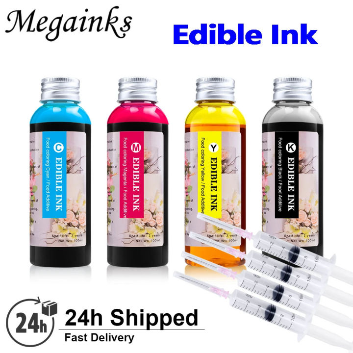 CUANFEN 5 option 100ML Edible Ink for Canon All Brand Coffee Art Latte ...