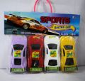 Mini Spring Racing Car Multicolor-2 Pcs. 