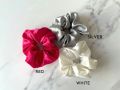 2 Pcs helpful Silk Scrunchie Hair Band Bracelet Set For Grils.