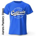 Los Angeles California Print T-Shirt Summer Men Cotton Tops Tees Male Fashion Camiseta Short Sleeve Clothing American Streetwear. 