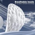 Supportive 4D technology insoles Ergonomic Comfortable Shock-absorbing Cloud technology insoles Moisture-wicking Hiking trainer. 