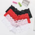 (3Pieces) Comfortable Ladies/Womens Stylish Underwear Seamless Lace/Net Panty. - Panty For Women. 