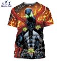 Mamba Top 2021 Newest Men 3D Black Tshirt Anime Spawn T Shirt Fitness Women Tees Superhero Manga T-shirts Summer O Neck Clothing.