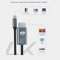 Type C To 4K 30Hz HDMI-Compatible Adapter Cable Phone Monitor Screen HDTV Adapter Cable Computer Video Same Screen HDMI Cable. 