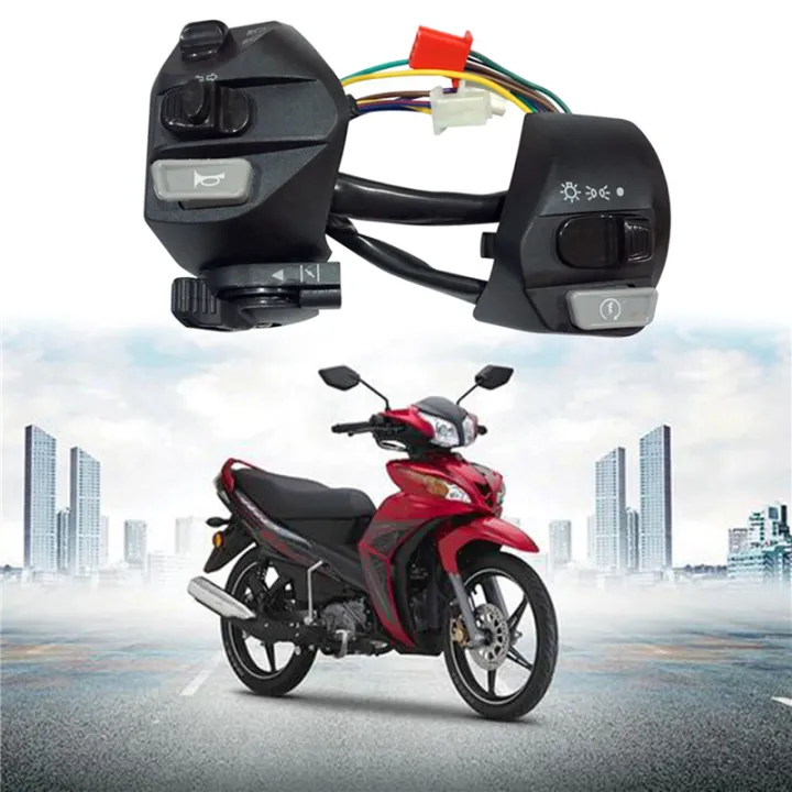 2pcs%2022mm%20Motorcycle%20Switches%20ON/OFF%20Button%20Handlebar%20Ontrol%20Horn%20Turn%20Signal%20Start%20Switch%20for%20LC135%20-%20Image%204