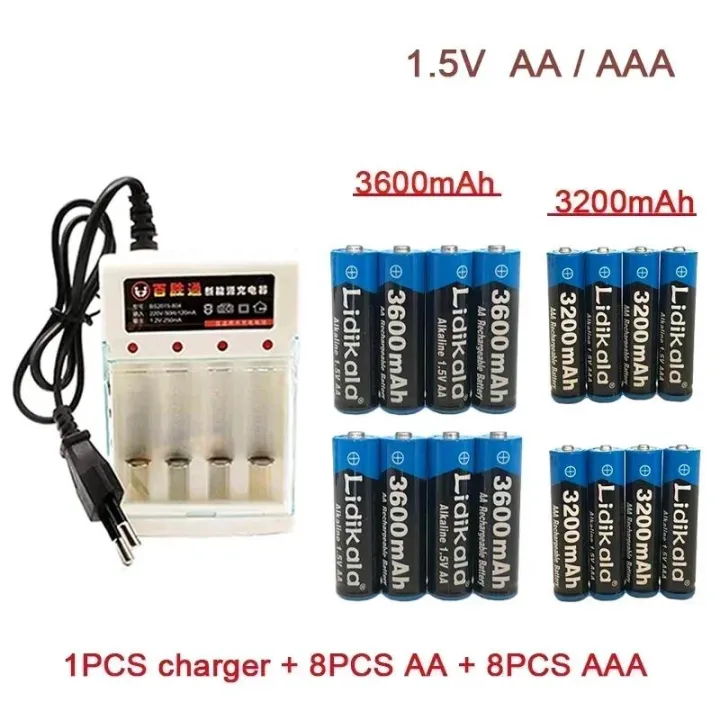 Rechargeable%20Battery%201.5V%20AA%203600Mah%201.5V%20AAA%203200Mah%20Alkaline%20with%20Charger%20for%20Computer%20Clock%20Radio%20Video%20Game%20Digital%20Camera%20-%20Image%203