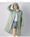 Women New Stylish Long Raincoat Waterproof Rain Jacket Rainwear Suit Thickened Waterproof Rain Poncho Coat.